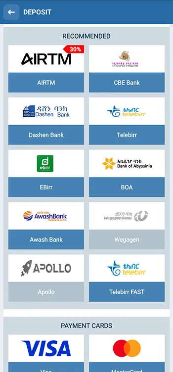 03 Select a payment method